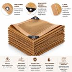Sunblock Shade Cloth Sun Screen Mesh Plant Greenhouse Cover Sunshade Net UK