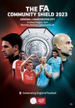 FA COMMUNITY SHIELD 2023 Arsenal v Manchester City - Official programme