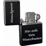 Petrol lighter storm lighter with desired engraving - lighter with desired name