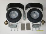 350KG TRAILER KIT - MUDGUARDS/ UNITS/ COUPLING /WHEELS/PLATES ETC 