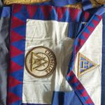 Vintage Masonic Regalia Job Lot - Case, Royal Arch & Craft Aprons, Sash, Books