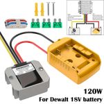 Converter For Dewalt 18V to 12V Step Down 10A 120W Voltage Battery Regulator DIY