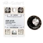 Solid State Relay Module with Knob Dial SSR-10VA SSR-25VA 40VA 60VA 80VA 100VA