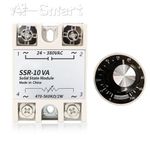 Solid State Relay Module with Knob Dial SSR-10VA SSR-25VA 40VA 60VA 80VA 100VA