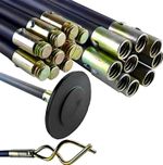12 Piece Drain Rod Set 9m Plumbing Cleaning Unblock Drainage Worm Screw Plunger