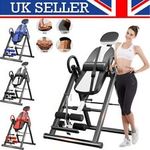Heavy Duty Gravity Inversion Table Back Therapy Fitness Inverter Machine 300LBS