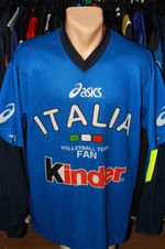 Volleyball Italia Italy Asics Fan Supporter Shirt Jersey Kit Top Maglia Size Xl