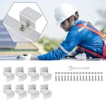 8 Pieces Lightweight Solar Panel Bracket Mounting Nuts Bolt