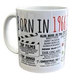 Personalised 60th Birthday Gift Present | Personalised 60th Mug | Born in 1966