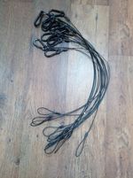 12 x Heavy Duty Black Safety Bonds . 70 cm