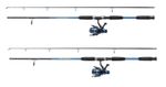 2 x Shakespeare Firebird Spinning Rod  Spin Fishing Rod  Rd Reel & Line 6 ft