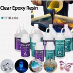 Food Safe Epoxy Resin Crystal Clear Art Craft Fast Cure 500ML/1L/2L/4L/8L