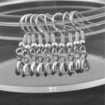 Hot Wholesale 20PCS DIY Findings 925 Sterling Silver Hook Pinch Bail Ear Wire 