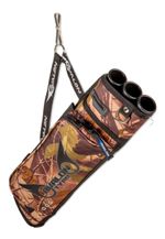 AVALON TYRO TARGET QUIVER- 3 TUBES W/ HOOK CAMO. Right HANDED. Free Postage