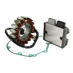 STATOR + REGULATOR RECTIFIER + GASKET FOR HONDA MUV700 BIG RED 700 2009-2013.