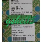 50PCS/Box NEW Phoenix MSTB2.5/10-ST-5.08 1757093 coupler #HJ