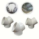 PVC Y Shape Ducting Splitter for Improved Ventilation System Performance