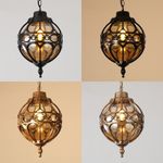 Vintage Pendant Lights Outdoor Lamp Garden Chandeliers Balcony Ceiling Lights