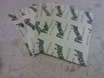 gasket paper / 4 A4 sheets 0.25,0.5,0.75, and 1mm thick Genuine Flexoid