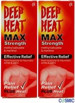 2 X Deep Heat Max strength 35g