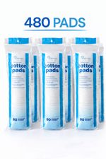 480 Cotton Pads Makeup Remover Soft Lint Free Cosmetic Rounds Skincare