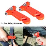 Car Safety Hammer Window Glass Breaker Emergency Escape Tool UK