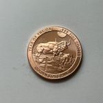 Year of the Ox 1 Oz .999 Copper Round Chinese Zodiac 2021 Golden State Mint
