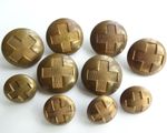 FULL UNIFORM SET VINTAGE WWII ERA BRITISH RED CROSS SOCIETY BRASS BUTTONS /GAUNT