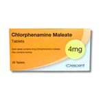 Chlorphenamine 4mg Tablets x28 Antihistamine | Hayfever & Allergy Relief