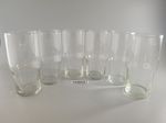6x glass GDR super strong Severit 0.2 liter transparent rare juice glass #26m007