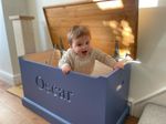 Children's Handmade & Personalised Toy Box With Soft Closing Lid