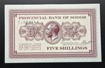 Provincial Bank Of Sodor 5 Shillings UNC 2016 Banknote - Gabris Matej
