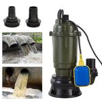 0.7 HP Sewage/Effluent Grinder Pump, 220V 50Hz Submersible Basement Sewer Pump