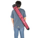(Dark Red) Canvas Sword Bag Durable Wear-Resistant Single Layer Shoulder
