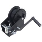 3200lbs Boat Trailer Winch Heavy Duty Manual 2 Way Adjustable Ratchet Hand C SG