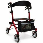 Ultra Lightweight Rollator Walking Aid 4 Wheels Mobility Walker - Weighs 5.8kg