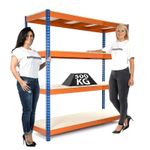 4 Tier Heavy Duty Steel Racking/Garage Shelving Unit/Metal Racking