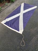 Vintage Scotland Saltire Flag St. Andrew's Cross