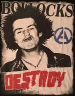 Sid Vicious, Sex Pistols, Destroy, Novelty Fridge Magnet