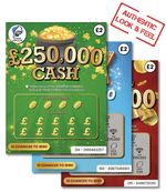 Winning Joke Scratch Card Fake Lottery Ticket Novelty Prank Xmas Gift Present