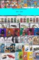 GB Commemorative Stamp Sets 2001 to 2005 Unmounted Mint MNH ~ Select From List