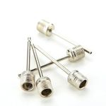 5PCS Basketball Football Air Pump Needles Inflator Valve Adapters Stainless Stee