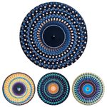 Optical Illusion Record Player Slip Mat TurnTable DJ Slipmat Platter Mat 