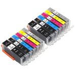 12 Compatible PGI-530 CLI-531 Ink Cartridges for Canon PIXMA TS8750 TS8751 (Set)
