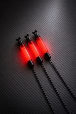 3 x Carp Fishing NiteGlow Bobbins Red Carp Fishing Tackle