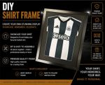 Frame For Signed Football Shirt Black Frame Black Mount DIY