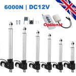 6000N 1320LB Linear Actuator 4"~ 40" Inch DC 12V Electric Motor IP43 Massage Bed