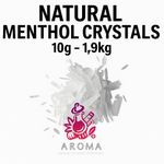 NATURAL Menthol Crystals Aromatherapy, Congestion Relief, Colds & Flu - FREE P&P