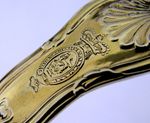 IMPORTANT ROYAL STERLING SILVER GILT LADLE GRAND OLD DUKE of YORK 1812 GEORGIAN