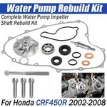 For Honda CRF450R CRF 450 R 02-08 Complete Water Pump Impeller Shaft Rebuild Kit